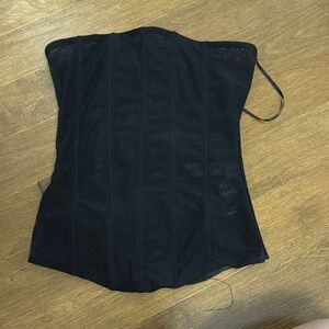 Elegant Black Corset Top